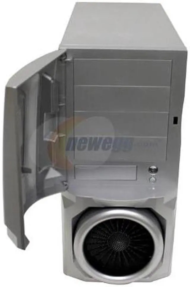 Alt view image 4 of 13 - AeroCool AEROENGINE-C SS Silver SECC ATX Mid Tower Computer Case