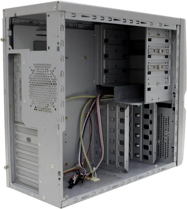Alt view image 10 of 13 - AeroCool AEROENGINE-C SS Silver SECC ATX Mid Tower Computer Case