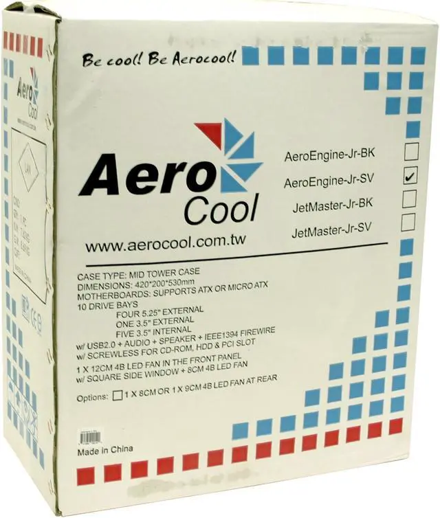 Alt view image 13 of 13 - AeroCool AEROENGINE-C SS Silver SECC ATX Mid Tower Computer Case