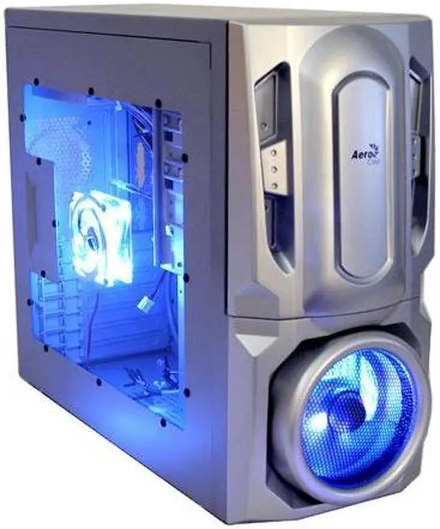 Main image of AeroCool AEROENGINE-C SS Silver SECC ATX Mid Tower Computer Case