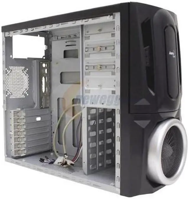 Alt view image 7 of 12 - AeroCool AEROENGINE-C BS Black SECC ATX Mid Tower Computer Case