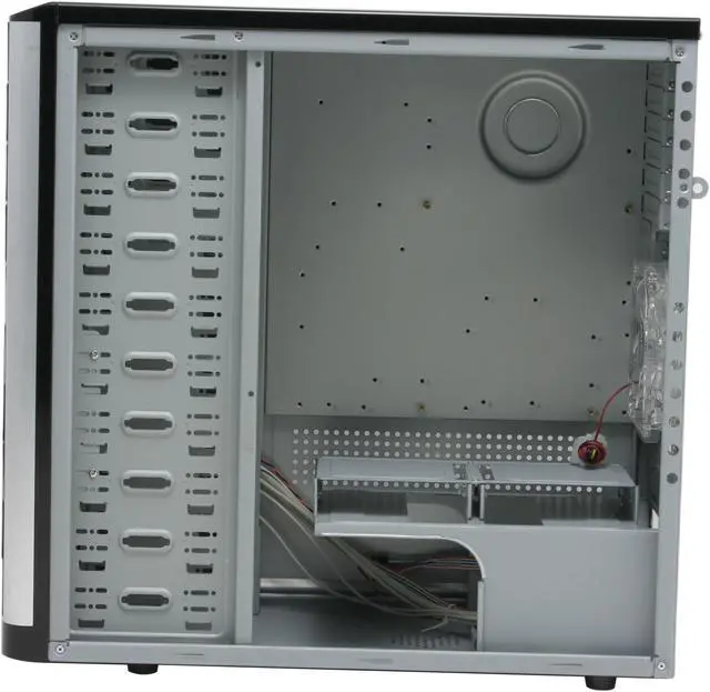 Alt view image 6 of 8 - AeroCool Masstige BLK Black Steel ATX Mid Tower Computer Case