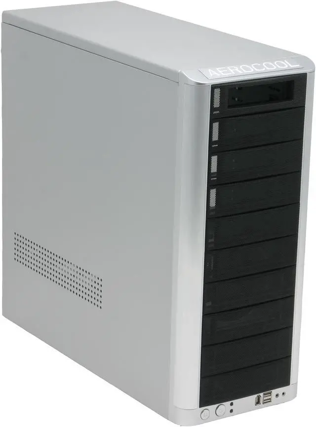 Main image of AeroCool Masstige Silver SECC 0.8mm ATX Mid Tower Computer Case