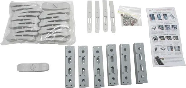 Alt view image 9 of 10 - AeroCool Masstige Silver SECC 0.8mm ATX Mid Tower Computer Case