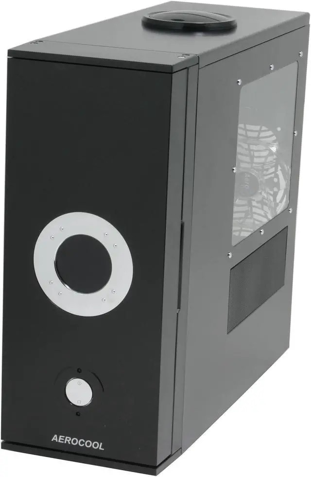 Alt view image 15 of 16 - AeroCool Coolview BLK Black 0.8mm SECC ATX Desktop Computer Case