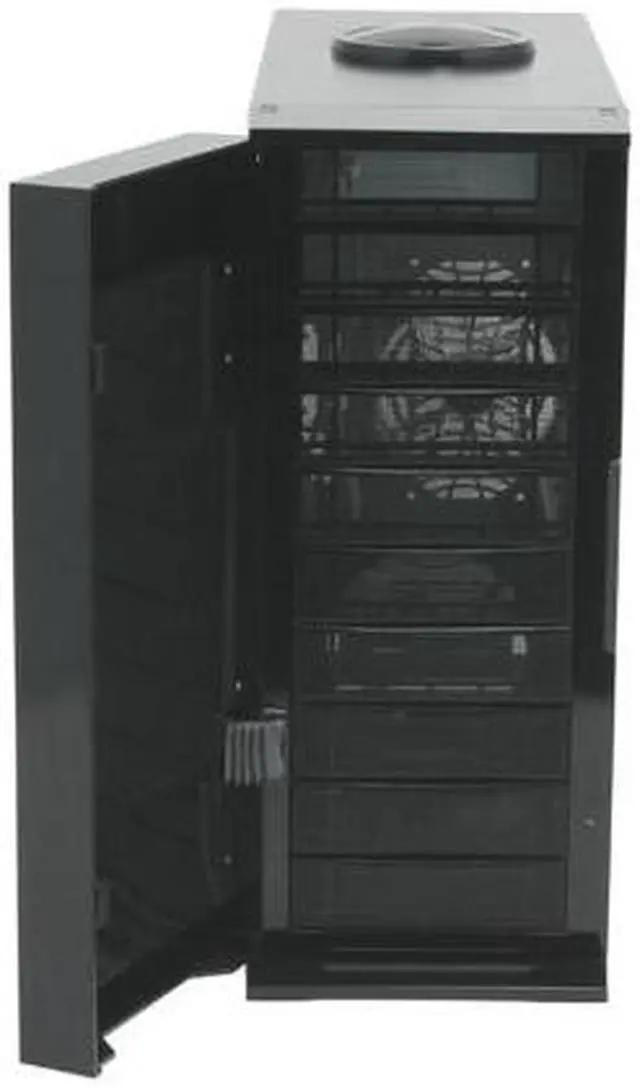 Alt view image 3 of 16 - AeroCool Coolview BLK Black 0.8mm SECC ATX Desktop Computer Case