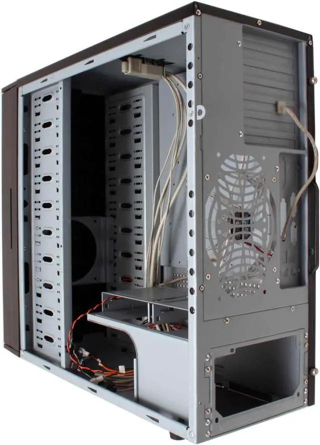 Alt view image 11 of 16 - AeroCool Coolview BLK Black 0.8mm SECC ATX Desktop Computer Case