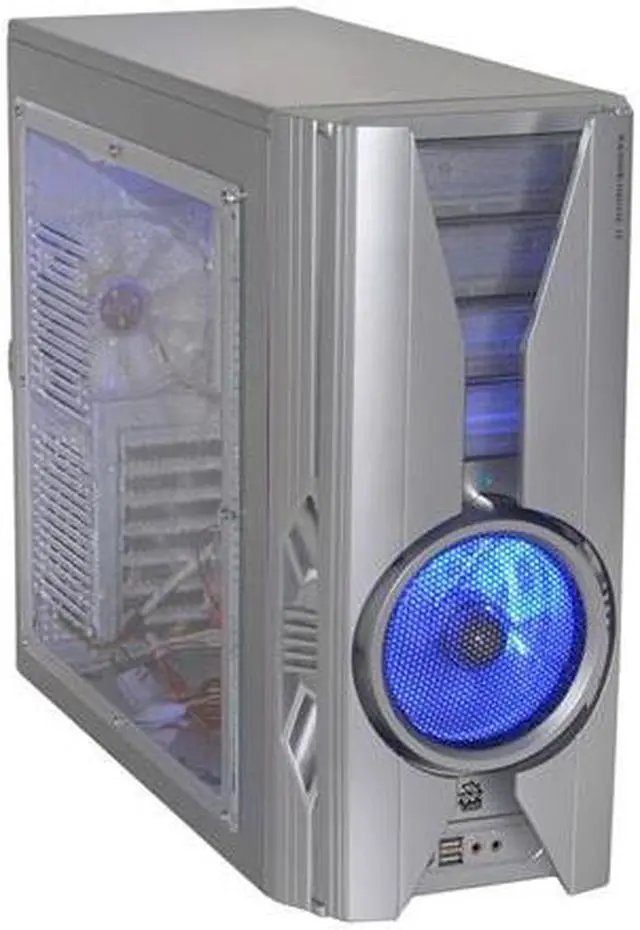 Main image of AeroCool AeroEngineII-SSP Silver 0.65mm SECC ATX Mid Tower Computer Case