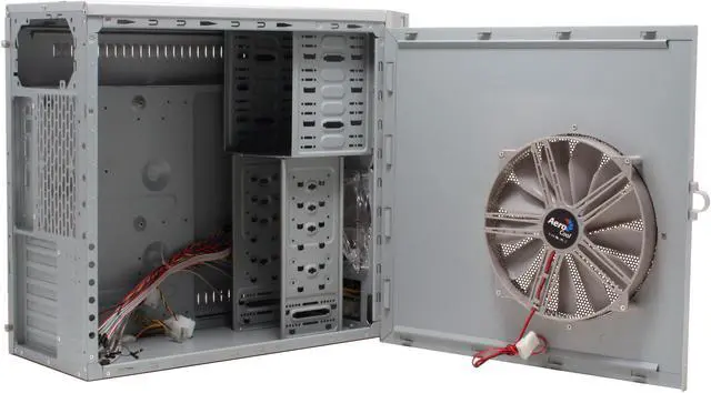 Alt view image 10 of 16 - AeroCool ExtremEngine 3T - SSA Silver SECC 0.6mm ATX Mid Tower Computer Case