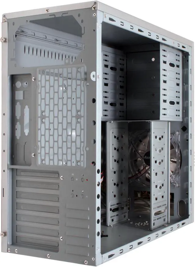 Alt view image 12 of 16 - AeroCool ExtremEngine 3T - SSA Silver SECC 0.6mm ATX Mid Tower Computer Case