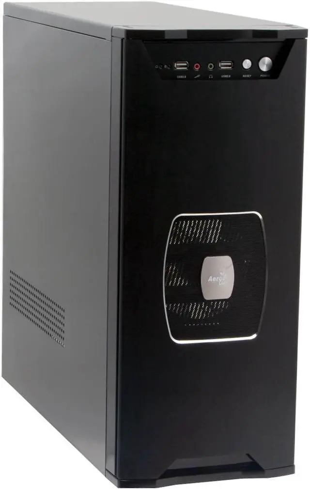 Main image of AeroCool ZeroDegree-BK Black 0.8mm SECC ATX Mid Tower Computer Case