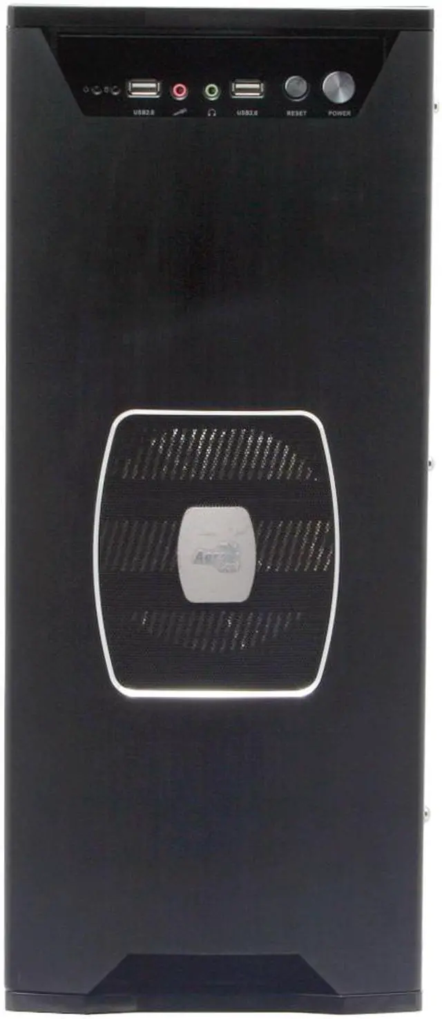 Alt view image 3 of 13 - AeroCool ZeroDegree-BK Black 0.8mm SECC ATX Mid Tower Computer Case