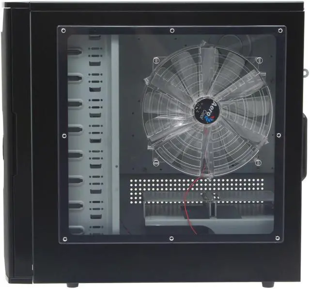 Alt view image 7 of 13 - AeroCool ZeroDegree-BK Black 0.8mm SECC ATX Mid Tower Computer Case