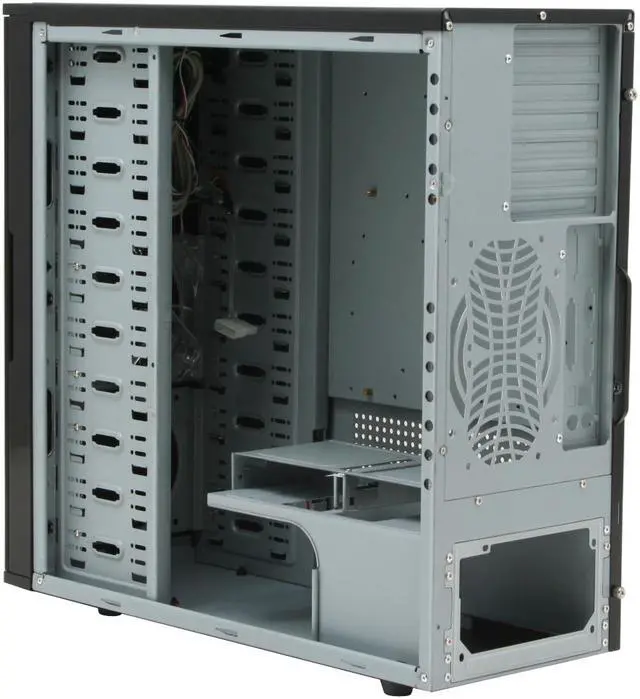 Alt view image 9 of 13 - AeroCool ZeroDegree-BK Black 0.8mm SECC ATX Mid Tower Computer Case