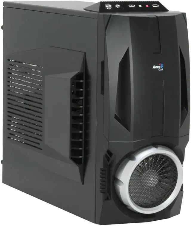 Main image of AeroCool AeroEngine Plus - BK Black 0.6mm SECC steel ATX Mid Tower Computer Case