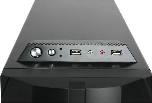 Alt view image 6 of 14 - AeroCool AeroEngine Plus - BK Black 0.6mm SECC steel ATX Mid Tower Computer Case