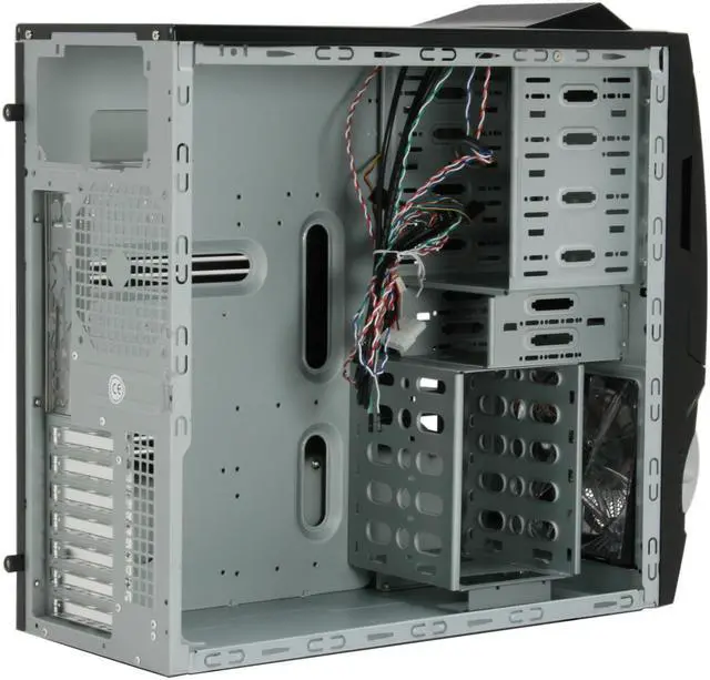 Alt view image 10 of 14 - AeroCool AeroEngine Plus - BK Black 0.6mm SECC steel ATX Mid Tower Computer Case