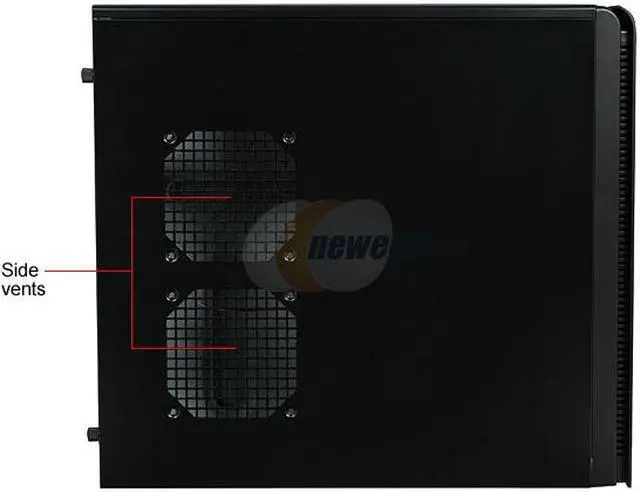 Alt view image 4 of 12 - AeroCool i-Curve - BK Black 0.6mm SECC Steel ATX Mid Tower Computer Case