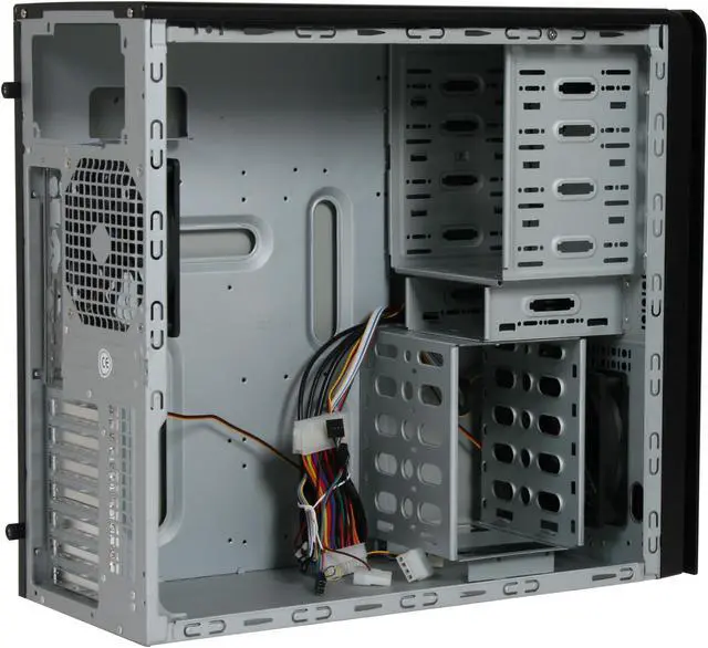 Alt view image 5 of 12 - AeroCool i-Curve - BK Black 0.6mm SECC Steel ATX Mid Tower Computer Case