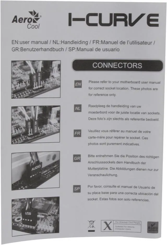 Alt view image 11 of 12 - AeroCool i-Curve - BK Black 0.6mm SECC Steel ATX Mid Tower Computer Case