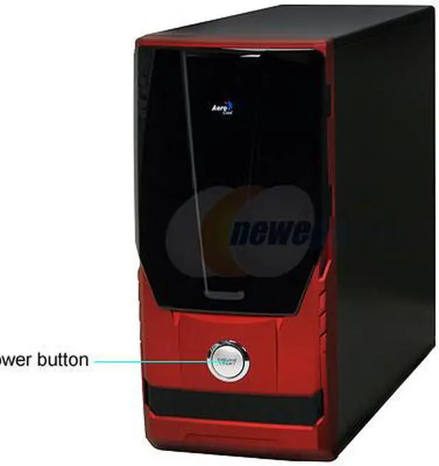 Alt view image 3 of 12 - AeroCool AeroRacer Pro Red 0.6mm SECC Steel ATX Mid Tower Computer Case