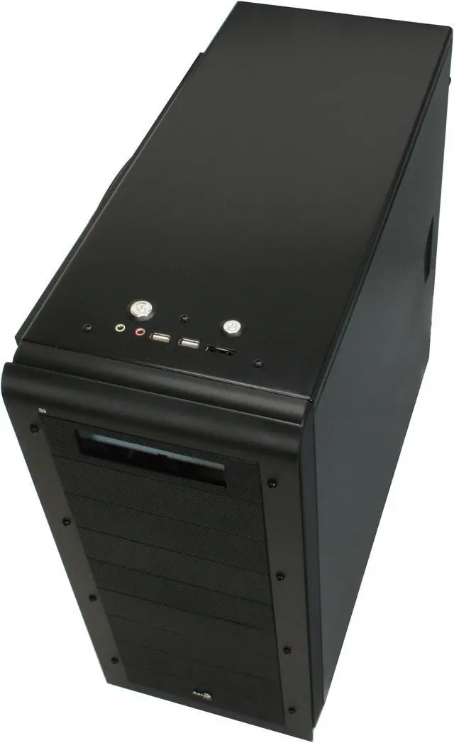 Alt view image 9 of 12 - AeroCool S9 Pro Black 0.6mm SECC Steel ATX Mid Tower Computer Case
