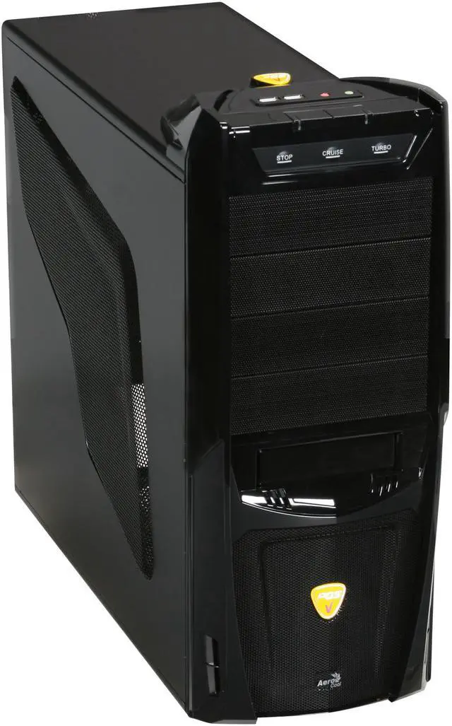 Main image of AeroCool Vx-R Black SECC 0.5mm ATX Mid Tower Computer Case