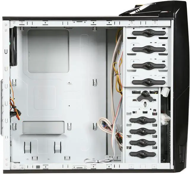 Alt view image 6 of 10 - AeroCool Vx-R Black SECC 0.5mm ATX Mid Tower Computer Case