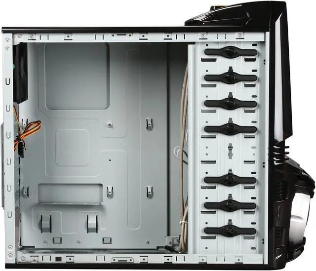 Alt view image 6 of 10 - AeroCool Vx-e(EN52689) Black SECC 0.5mm ATX Mid Tower Computer Case