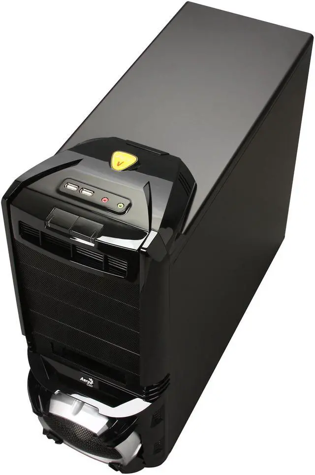 Alt view image 8 of 10 - AeroCool Vx-e(EN52689) Black SECC 0.5mm ATX Mid Tower Computer Case