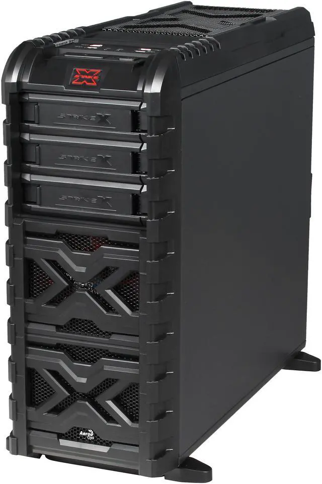 Alt view image 3 of 10 - AeroCool Strike-X GT-Bk Black SECC ATX Mid Tower Computer Case