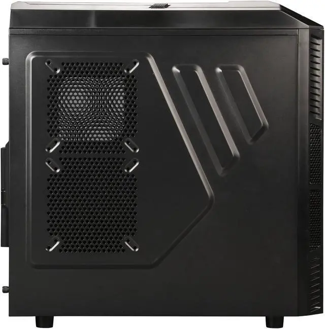 Alt view image 4 of 9 - AeroCool PGS B series Xpredator-X1 Black Edition Black SPCC 0.5mm ATX Mid Tower Computer Case