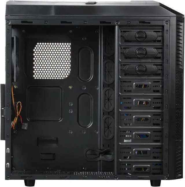 Alt view image 6 of 9 - AeroCool PGS B series Xpredator-X1 Black Edition Black SPCC 0.5mm ATX Mid Tower Computer Case