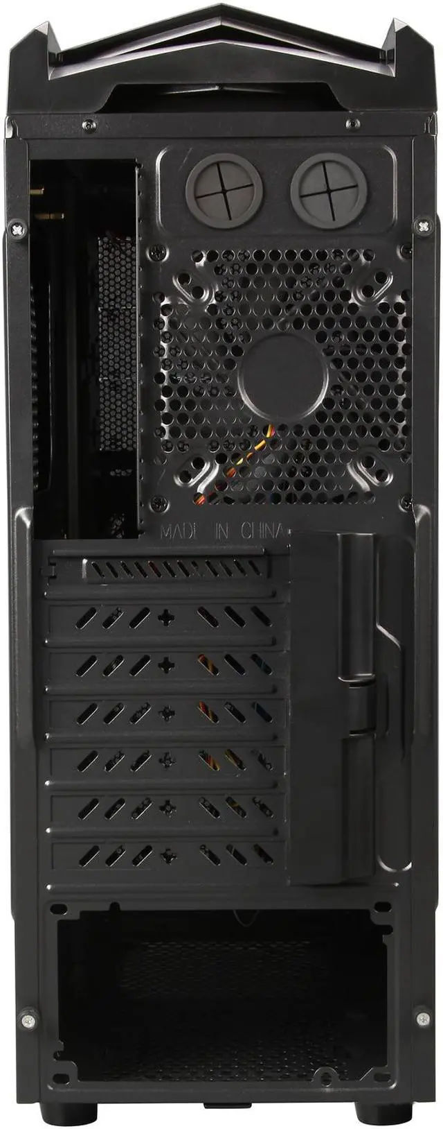Alt view image 8 of 9 - AeroCool PGS B series Xpredator-X1 Black Edition Black SPCC 0.5mm ATX Mid Tower Computer Case