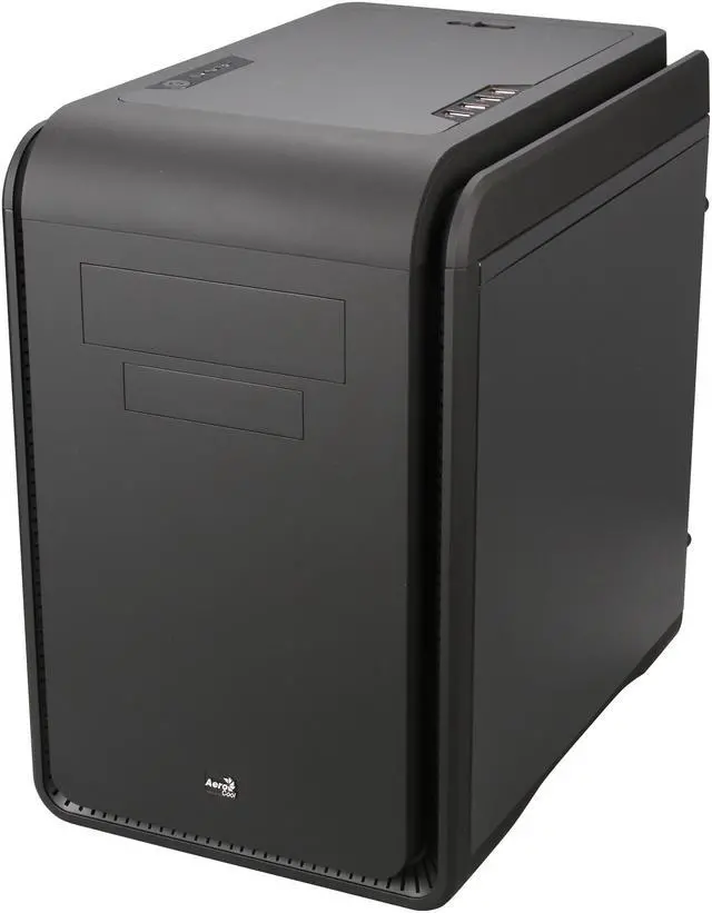 Alt view image 3 of 10 - AeroCool DS-Cube Black Black 0.8mm SGCC ATX Mid Tower Computer Case