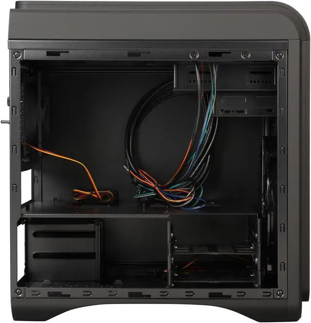 Alt view image 6 of 10 - AeroCool DS-Cube Black Black 0.8mm SGCC ATX Mid Tower Computer Case