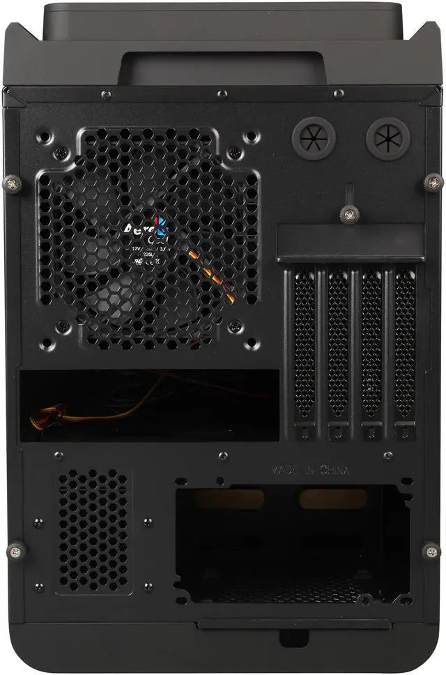 Alt view image 9 of 10 - AeroCool DS-Cube Black Black 0.8mm SGCC ATX Mid Tower Computer Case