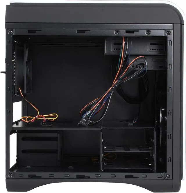 Alt view image 6 of 10 - AeroCool DS-Cube Black/White Black / White 0.8mm SGCC ATX Mid Tower Computer Case