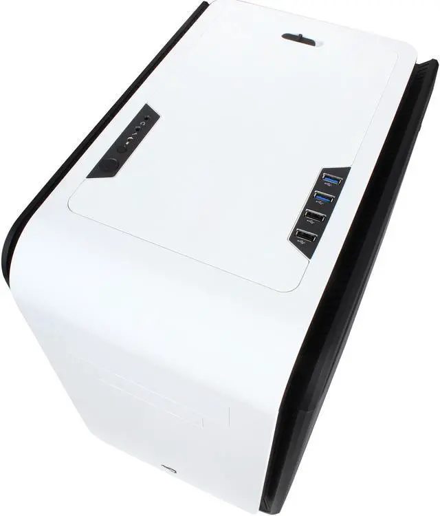 Alt view image 8 of 10 - AeroCool DS-Cube Black/White Black / White 0.8mm SGCC ATX Mid Tower Computer Case