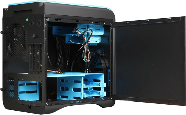 Powder Blue Computer Case AeroCool DS-Cube Blue Blue Computer Case - Newegg.com