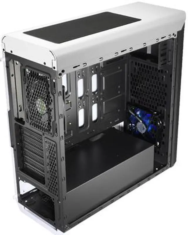 Alt view image 4 of 7 - AeroCool PGS Aero Series Aero800 White White 0.55mm ATX Mid Tower Computer Case