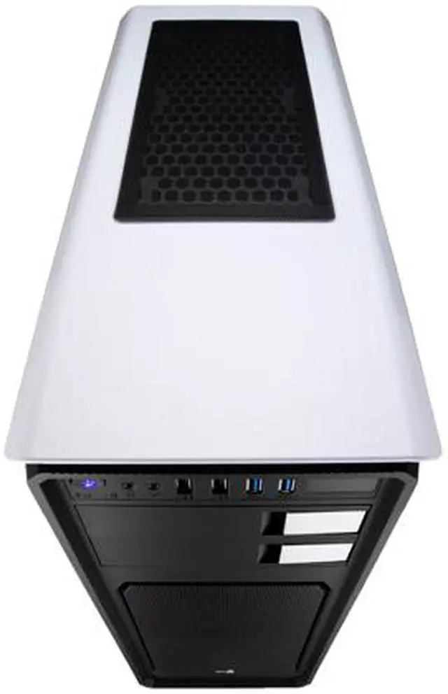 Alt view image 7 of 7 - AeroCool PGS Aero Series Aero800 White White 0.55mm ATX Mid Tower Computer Case