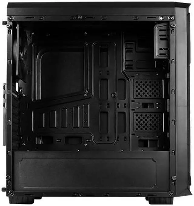 Alt view image 5 of 8 - AeroCool PGS Aero Series Aero300 Black FAW Black 0.45mm ATX Mid Tower Computer Case