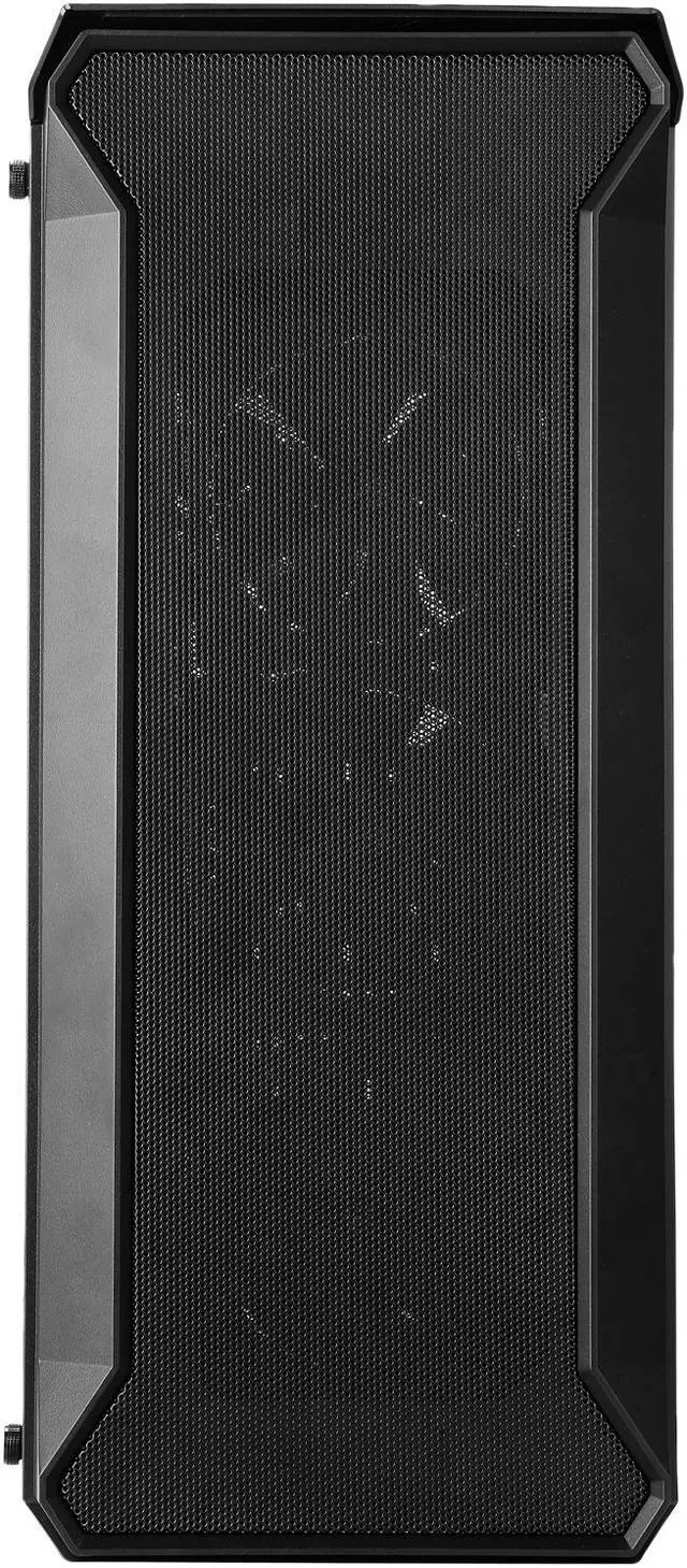 Alt view image 9 of 20 - SAMA Tank-RGB Black Dual USB3.0 Steel/ Tempered Glass ATX Mid Tower Gaming Computer Case w/Tempered Glass Panel and 4x Addressable RGB LED Ring Fans Pre-Installed