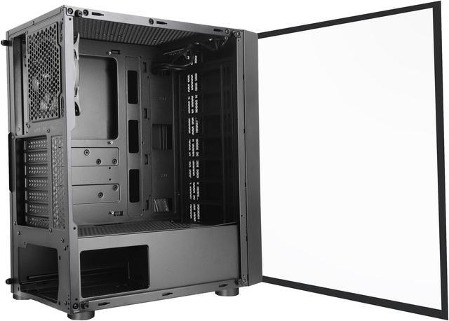 Alt view image 7 of 16 - SAMA Sama-Z3 Black Steel / Tempered Glass ATX Mid Tower Computer Case