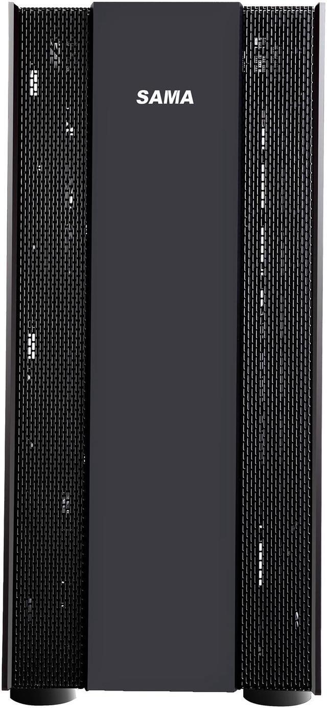 Alt view image 2 of 16 - SAMA Sama-Z3 Black Steel / Tempered Glass ATX Mid Tower Computer Case