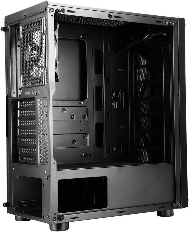 Alt view image 13 of 20 - SAMA Sama-M1-ARGB Black Steel / Tempered Glass ATX Mid Tower Computer Case