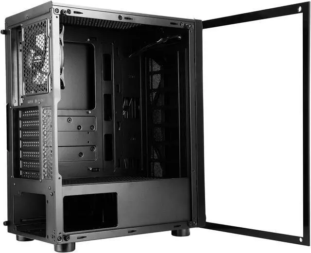 Alt view image 14 of 20 - SAMA Sama-M1-ARGB Black Steel / Tempered Glass ATX Mid Tower Computer Case