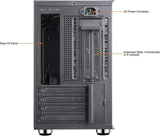Alt view image 15 of 17 - SAMA IM01 Black Steel Micro ATX Tower Computer Case