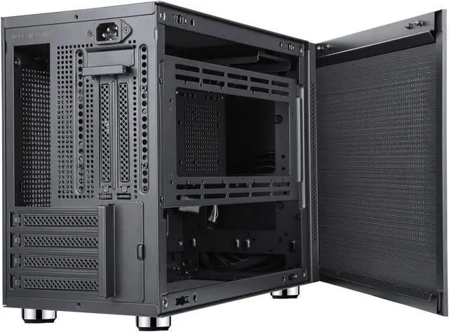 Alt view image 12 of 17 - SAMA IM01 Black Steel Micro ATX Tower Computer Case